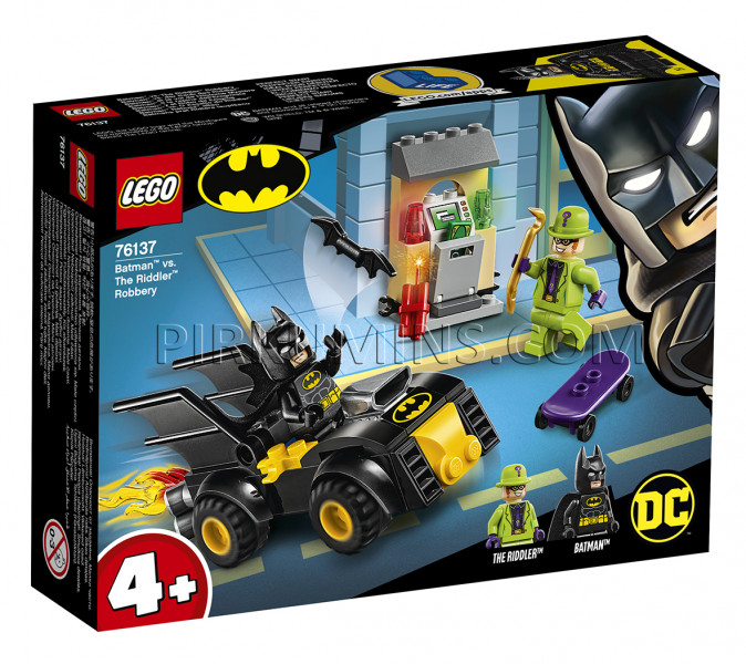 76137 LEGO® Batman Betmens pret Ridlera laupīšanu, no 4+ gadiem NEW 2019!