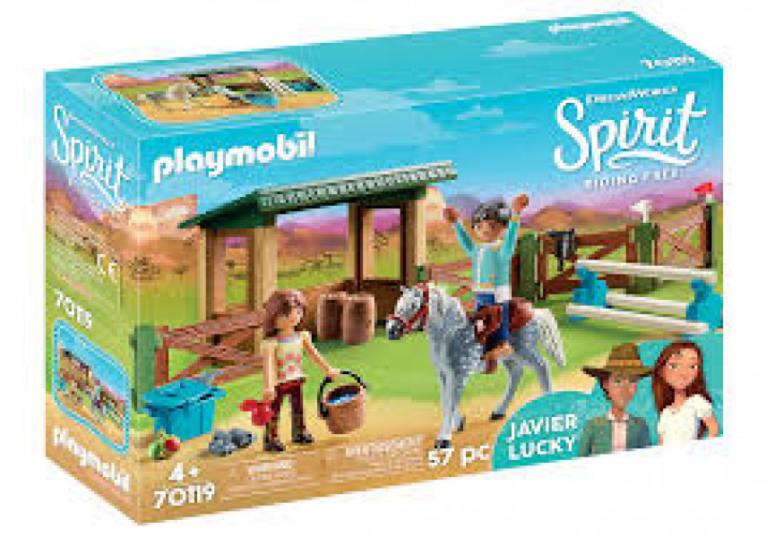 70119 PLAYMOBIL® Spirit Lucky ar zirgu, no 4+