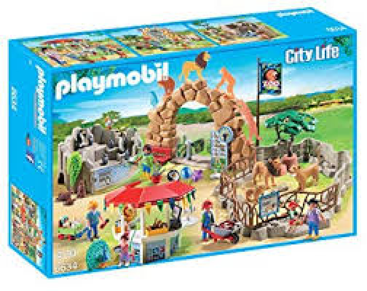 6634 PLAYMOBIL® City Life Lielais Zoo, no 4+