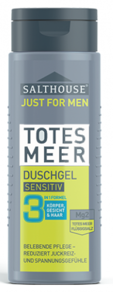 Dušas želeja Salthouse Totes Meer Just for men Sensitiv 250ml