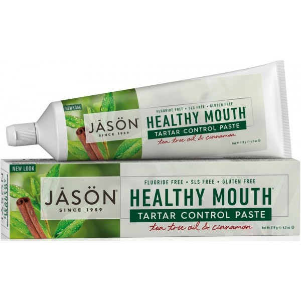 Jason Healthy Mouth zobakmeni kontrolējoša zobu pasta, 119g