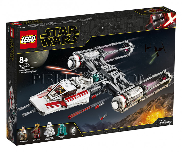 75249 LEGO® Star Wars Resistance Y-Wing Starfighter™, no 8+ gadiem NEW 2019!