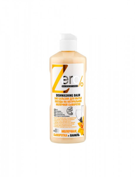 Zero ECO trauku mazgāšanas līdzeklis ar piena serumu un vaniļu, 500ml