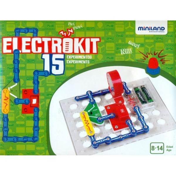 Miniland 15 zinātniski eksperimenti - rotaļas ar elektrību 8+