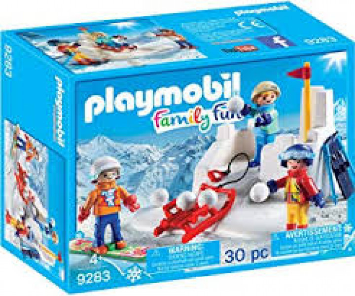 9283 PLAYMOBIL® Family Fun Sniega bumbu cīņa, no 4+