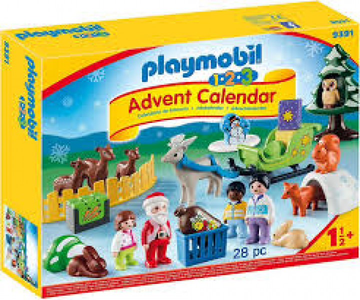 9391 PLAYMOBIL® Adventes kalendārs Ziemassvētki mežā, no 1.5+