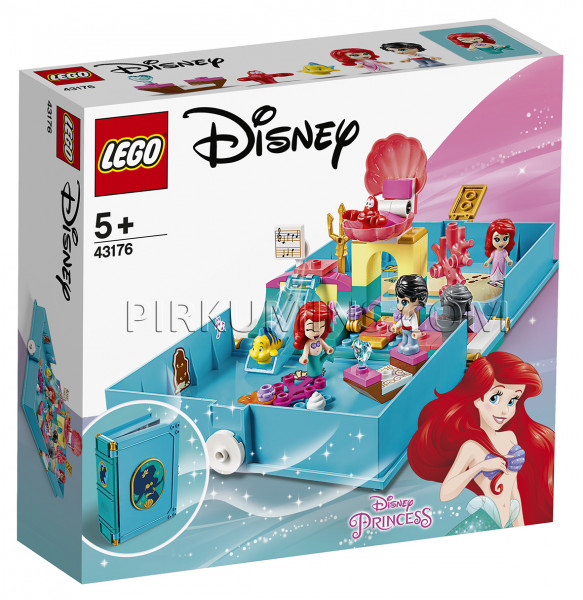 43176 LEGO® Disney Princess Arielas piedzīvojumu pasaku grāmata, no 5+ gadiem NEW 2020!