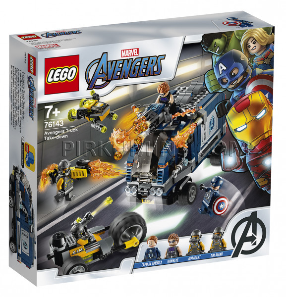 76143 LEGO® Super Heroes Avengers Atriebēji: kravas auto notriekšana, no 7+ gadiem NEW 2020!