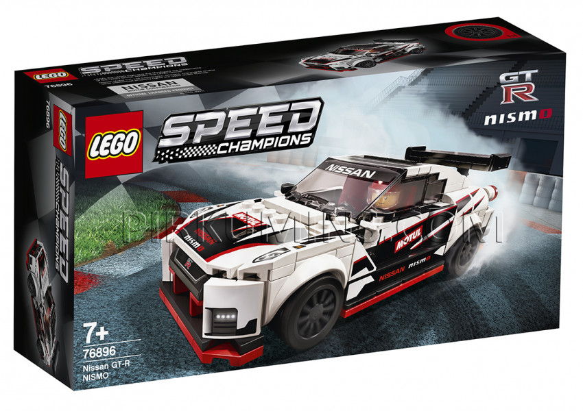76896 LEGO® Speed Champions Nissan GT-R NISMO, no 7+ gadiem NEW 2020!