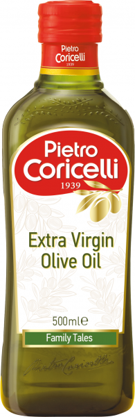 Akcija! Pietro Coricelli Extra Virgin olīveļļa, 500ml, der.term. 23.12.21