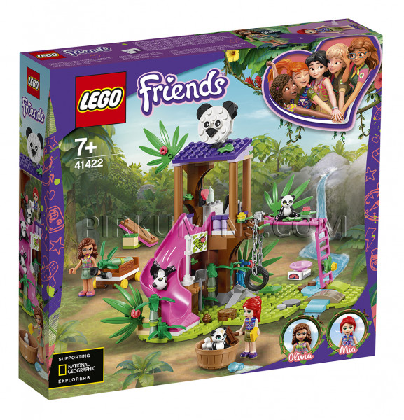 41422 LEGO® Friends Pandu džungļu māja kokā, no 7+ gadiem NEW 2020!