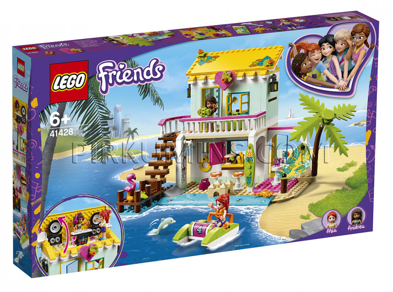 41428 LEGO® Friends Pludmales māja, no 6+ gadiem NEW 2020!