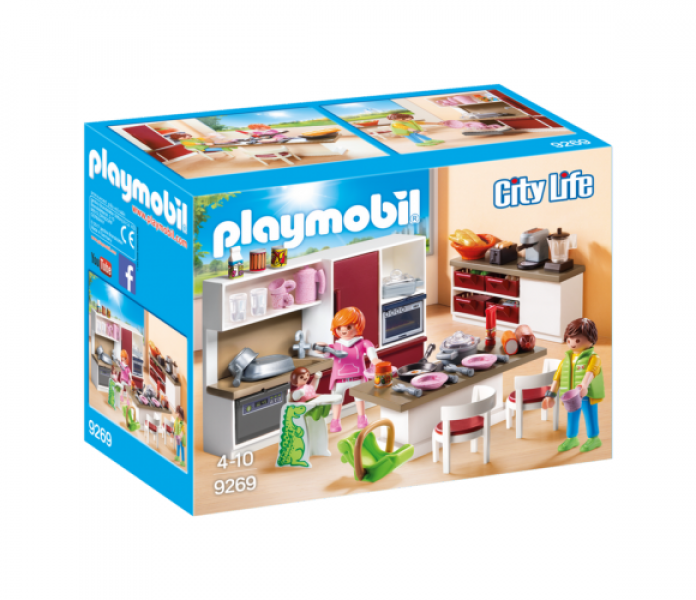 9269 PLAYMOBIL® City Life Ģimenes virtuve, no 4+