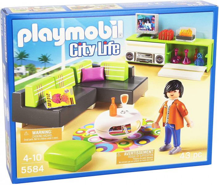 5584 PLAYMOBIL® City Life Dzīvojamā istaba, no 4+