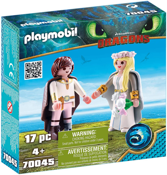 70045 PLAYMOBIL® Dragons Astrid un Hiccup, no 4+