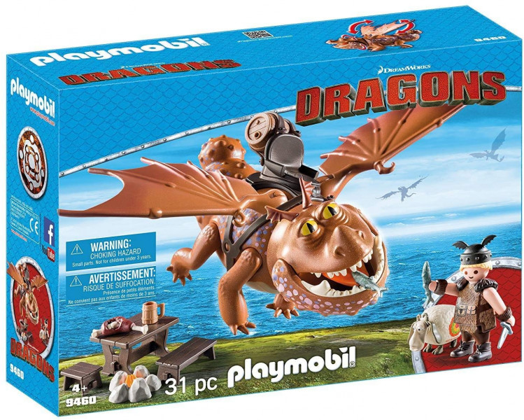 9460 PLAYMOBIL® Dragons Zveijnieks ar pūķi, no 4+