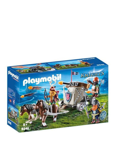 9341 PLAYMOBIL® Knights Katapulta ar zirgu, no 5+