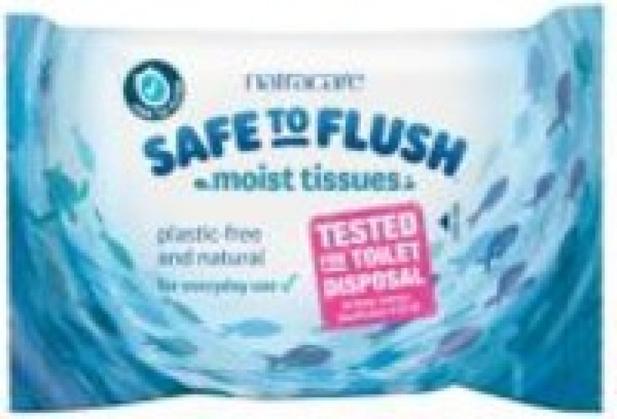 Natracare tualetes salvetes, Safe To Flush, 30gb