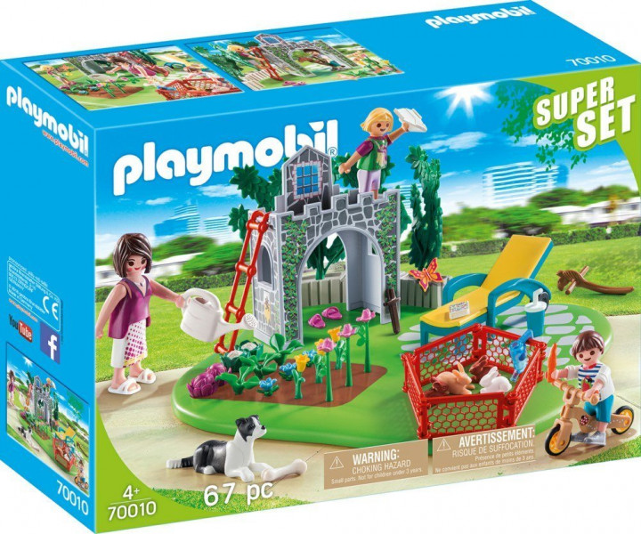 70010 PLAYMOBIL® SUPER SET Ģimenes dārzs, no 4+
