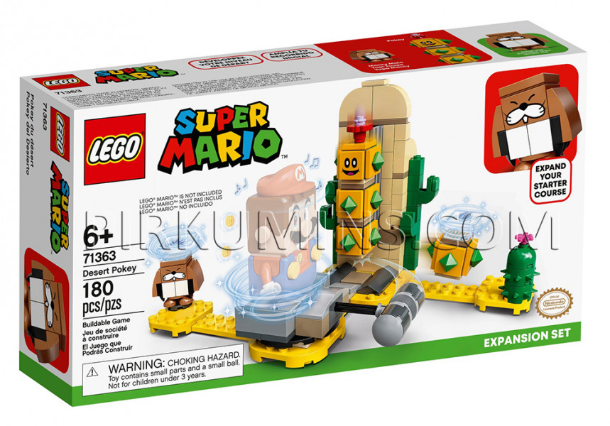 71363 LEGO® Super Mario Поки из пустыни. Дополнительный набор, с 6+ лет NEW 2020! (Maksas piegāde eur 3.99)