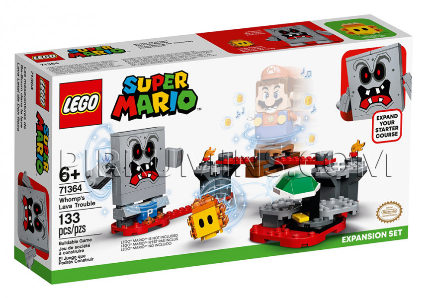 71364 LEGO® Super Mario Whomp nedienas ar lavu: paplašinājuma maršruts, no 6+ gadiem NEW 2020!