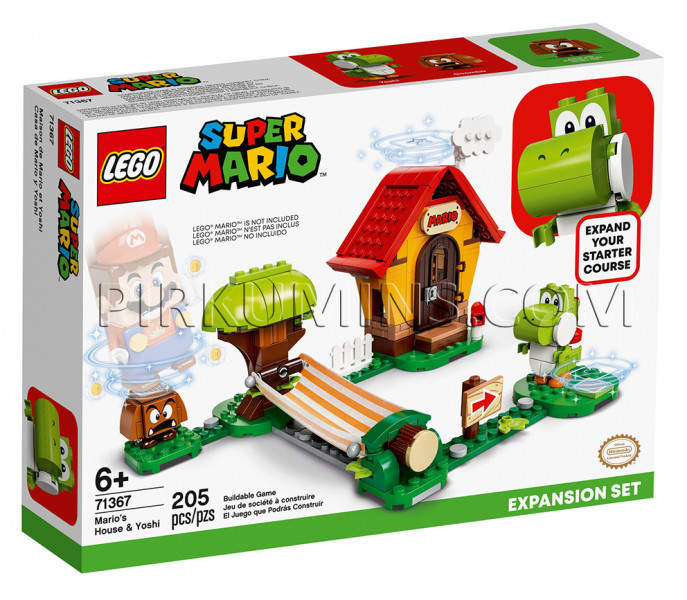 71367 LEGO® Super Mario Дом Марио и Йоши. Дополнительный набор, с 6+ лет NEW 2020!