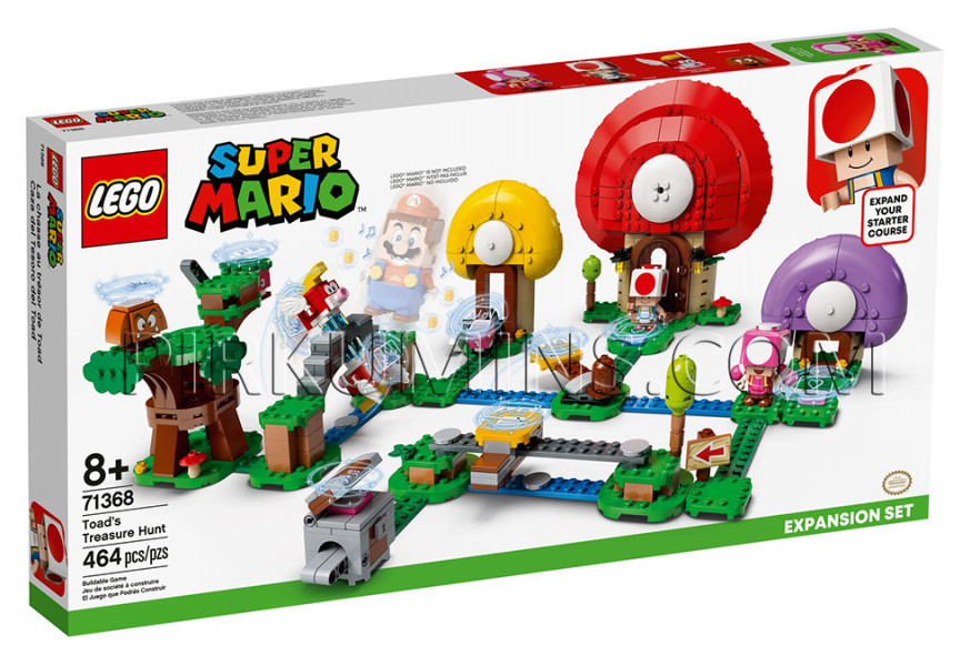 71368 LEGO® Super Mario Toada dārgumu medību paplašinājuma maršruts, no 8+ gadiem NEW 2020!(Maksas piegāde eur 3.99)
