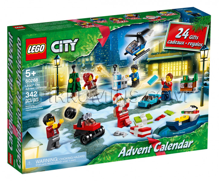 60268 LEGO® City Adventes kalendārs, no 5+ gadiem NEW 2020!