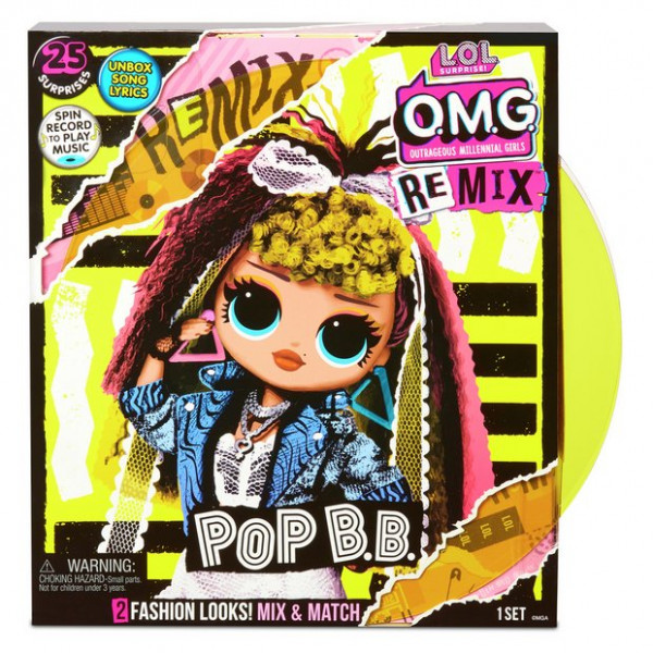 LOL Surprise OMG Remix lelle Pop B.B., 23 cm