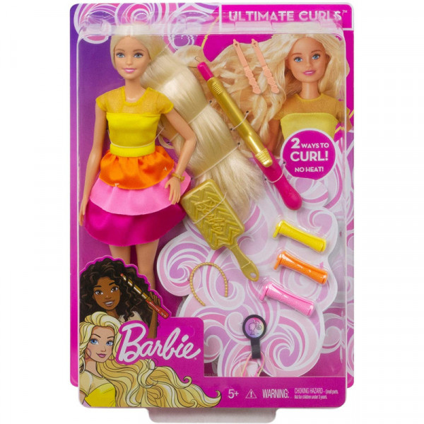 GBK23 Lelle Barbie ar lokainiem matiem