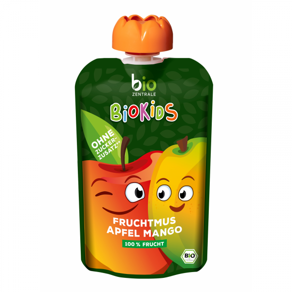 Bio-Zentrale пюре из яблок и манго для детей, 90g, 10018
