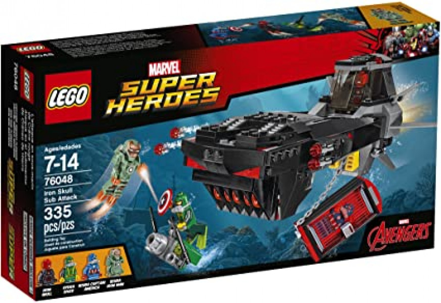 76048 LEGO Super Heroes Iron Skull Sub Attack, no 7-14 gadiem New 2016