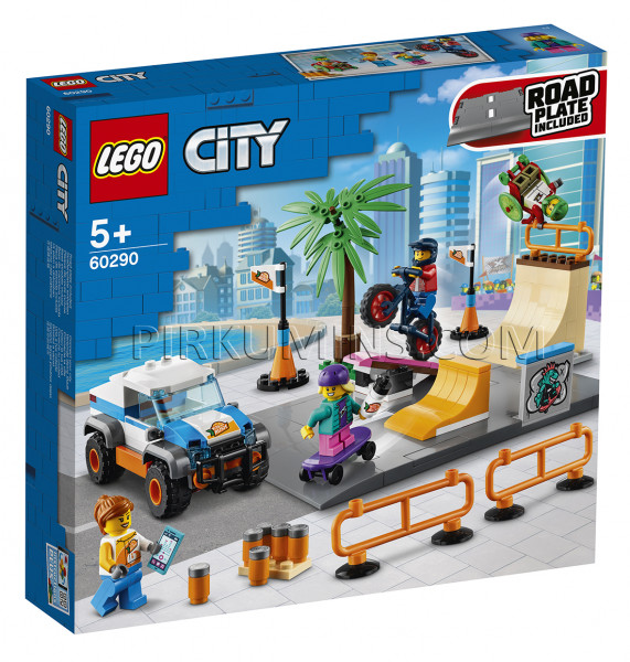 60290 LEGO® City Skeitparks, no 5+ gadiem NEW 2021!