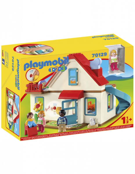 70129 PLAYMOBIL® 1.2.3 Spēļu māja, no 1.5+ gadiem NEW 2021!