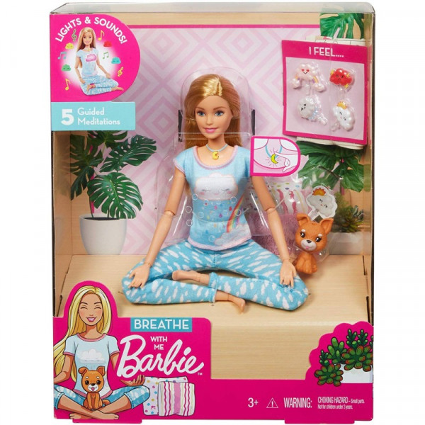 GNK01 Barbie Lelle Bārbija Joga. Ar gaismiņām un skaņu.