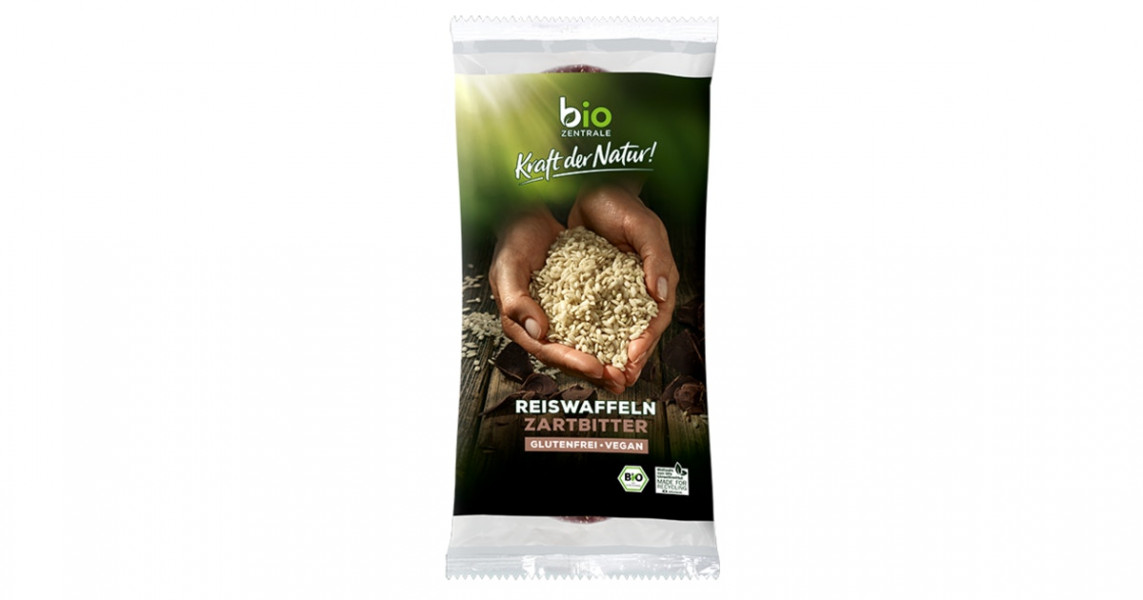 Akcija! Bio-Zentrale Rīsu galetes ar tumšās šokolādes pārklājumu, bez glutēna, 100 g, der.term. 24.04.21