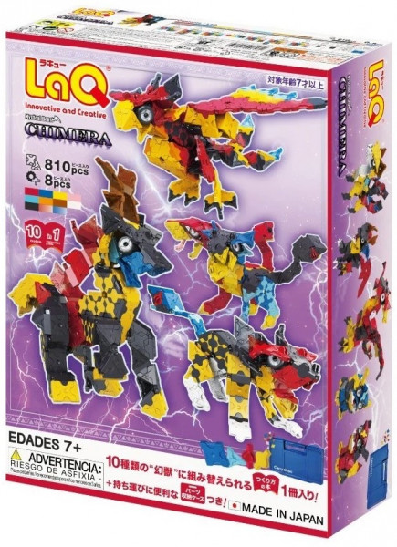 LaQ Japāņu aizraujošs klikšķu konstruktors CHIMERA no 7 gadiem, 810 detaļas
