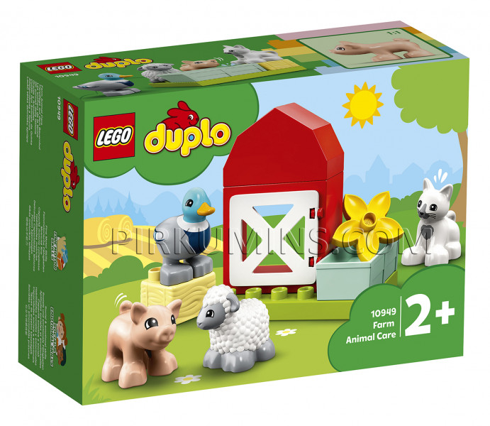 10949 LEGO® DUPLO Уход за животными на ферме, от 2+ лет NEW 2021!(Maksas piegāde eur 3.99)