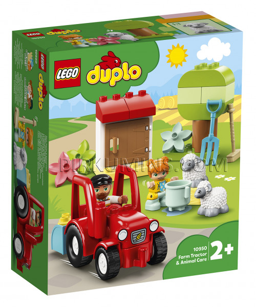 10950 LEGO® DUPLO Фермерский трактор и животные, от 2+ лет NEW 2021!(Maksas piegāde eur 3.99)