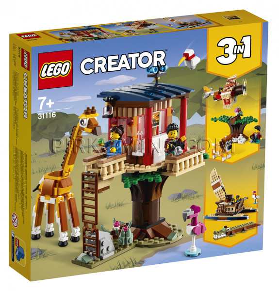 31116 LEGO® Creator Safari namiņš kokā, no 7+ gadiem NEW 2021!