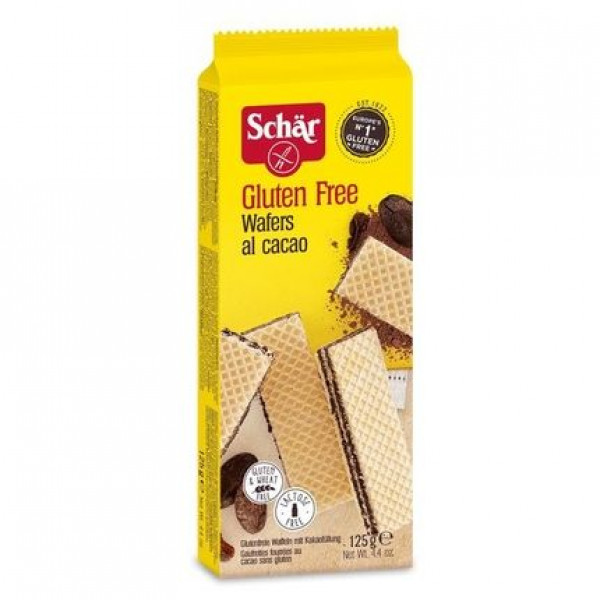 Schar vafeles ar kakao krēmu, bez glutēna, 125 g