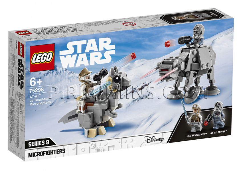 75298 LEGO® Star Wars AT-AT™ pret Tauntaun™: mikrocīnītāji, no 6+ gadiem NEW 2021!(Maksas piegāde eur 3.99)