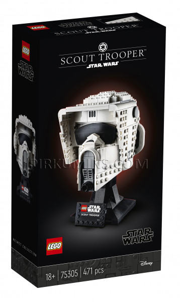 75305 LEGO® Star Wars Шлем пехотинца-разведчика, c 18+ лет NEW 2021! (Maksas piegāde eur 3.99)