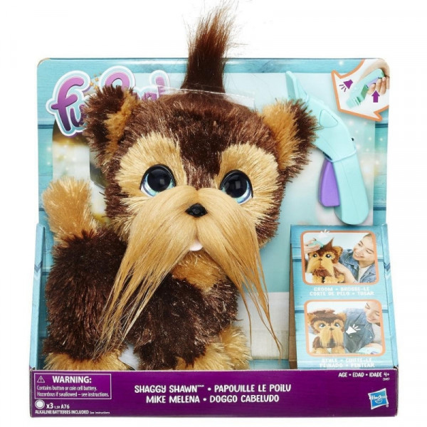 Hasbro Fur Real Shaggy Shawn kucēns ar matu cērpjamo mašīnīti 4+