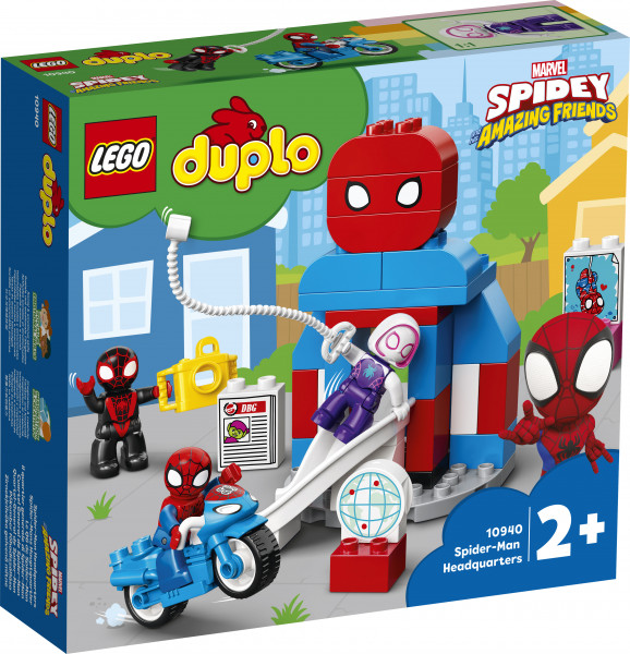 10940 LEGO® DUPLO Zirnekļcilvēka galvenā mītne, no 2+ gadiem NEW 2021!