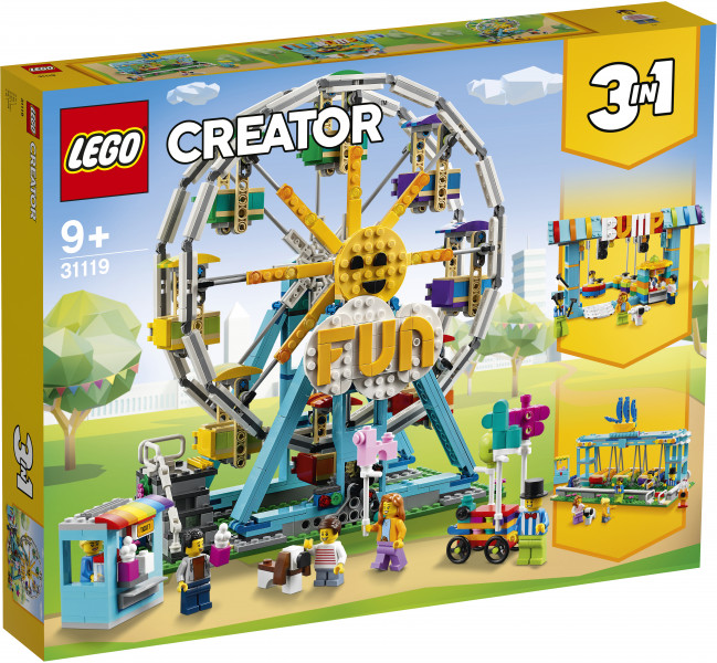 31119 LEGO® Creator Колесо обозрения, c 9+ лет NEW 2021!(Maksas piegāde eur 3.99)