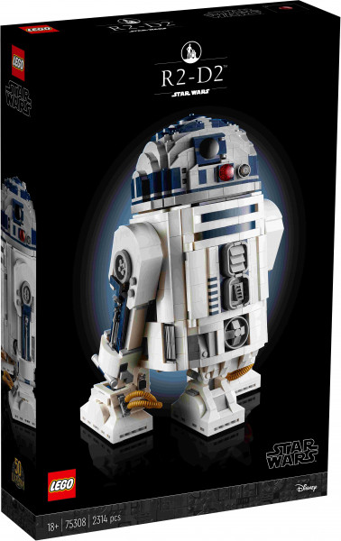 75308 LEGO® Star Wars R2-D2™ no 18+ gadiem NEW 2021! (Maksas piegāde eur 3.99)