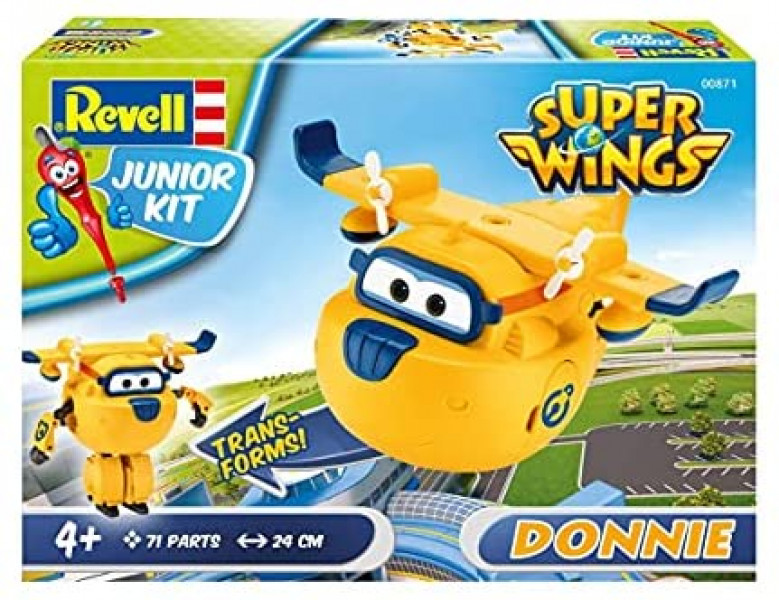 Revell Junior Kit 00871 Disney Super Wings Donnie 4+ gadiem, Saskrūvē!