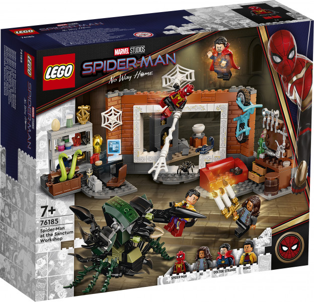 76185 LEGO® Super Heroes Zirnekļcilvēks Sanctum darbnīcā, no 7+ gadiem NEW 2021!