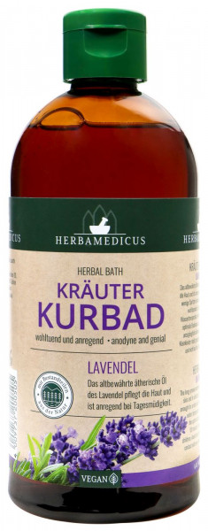 Herbamedicus Zāļu vanna ar dabīgo lavandas ekstraktu, 500ml